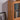 Elegant Oak and Cherry Wood Glass Cabinet with Copper Accents - Versatile Paulownia Storage Solution fyx - 856MUTUKISPACE