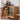 Elegant Natural Cherry and Beech Wood Cabinet with Glass and Copper Accents fyx - 859MUTUKISPACE