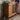 Elegant Natural Cherry and Beech Wood Cabinet with Glass and Copper Accents fyx - 859MUTUKISPACE