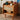 Elegant Cherry Wood Bedside Cupboard with Copper and Glass Accents fyx - 862MUTUKISPACE