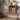 Elegant Cherry Wood Bedside Cupboard with Copper and Glass Accents fyx - 862MUTUKISPACE