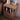 Elegant Cherry Wood Bedside Cupboard with Copper and Glass Accents fyx - 862MUTUKISPACE