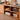 Elegant Cherry Wood & Plywood Cabinet with Glass Doors – Natural Finish fyx - 863MUTUKISPACE