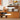Elegant Cherry Wood & Plywood Cabinet with Glass Doors – Natural Finish fyx - 863MUTUKISPACE
