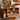 Elegant Cherry Wood & Glass Cabinet with Stainless Steel Accents - Durable Plywood Construction fyx - 864MUTUKISPACE