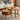 Stunning Natural Wood Coffee Table | Cherry & Oak Wood with Copper Accents fyx - 870MUTUKISPACE