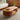 Elegant Cherry Wood Coffee Table with Plywood Accents and Copper Detailing fyx - 872MUTUKISPACE
