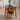 Stylish Tea Table in Cherry Wood & Walnut with Elegant Rattan Design fyx - 874MUTUKISPACE