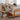 Elegant Cherry Wood and Glass Coffee Table with Rattan Accents - Natural Finish fyx - 875MUTUKISPACE
