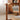 Elegant Cherry Wood & Glass Coffee Table with Rattan Accents - Perfect for Any Room fyx - 876MUTUKISPACE
