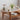 Elegant Cherry Wood and Glass Coffee Table with Rattan Accents fyx - 877MUTUKISPACE