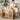 Stylish Cherry Wood Tea Table with Tempered Glass Top – Elegant Natural Finish fyx - 878MUTUKISPACE