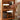 Stylish Cherry Wood Tea Table with Tempered Glass Top – Elegant Natural Finish fyx - 878MUTUKISPACE