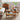 Elegant Cherry Wood and Glass Coffee Table with Stylish Rattan Accents fyx - 880MUTUKISPACE