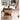 Elegant Cherry Wood Coffee Table with Glass and Stainless Steel Accents fyx - 882MUTUKISPACE