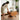 Elegant Cherry Wood Coffee Table with Glass and Stainless Steel Accents fyx - 882MUTUKISPACE