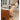 Elegant Cherry Wood Coffee Table with Glass and Stainless Steel Accents fyx - 882MUTUKISPACE