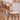 Elegant Light Brown Beech Wood Chair with Rattan Design fyx - 888MUTUKISPACE