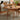 Natural Cherry Wood Chair, Kraft Paper Accent - Elegant & Durable Furniture fyx - 897MUTUKISPACE