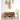 Cherry Wood Cabinet with Foam and Corduroy Accents - Elegant Natural Finish fyx - 899MUTUKISPACE
