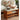 Cherry Wood Cabinet with Foam and Corduroy Accents - Elegant Natural Finish fyx - 899MUTUKISPACE
