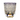 Daisy Patterned Whiskey Glass - Purple / Small