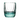 Star Diamond Faceted Whiskey Glass - Aqua Green