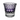 Violet Floral Whiskey Glass -