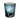 Horse Motif Whiskey Glass - Blue