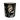 Horse Motif Whiskey Glass - Black
