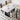Sleek Modern Dining Table in Matte White with Ash Wood and Sintered Stone Finish hagst - 1674MUTUKISPACE