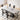Sleek Modern Dining Table in Matte White with Ash Wood and Sintered Stone Finish hagst - 1674MUTUKISPACE