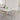 Stylish Table with White Sintered Stone Top and Ash Wood Multi - Layer Board hagst - 558MUTUKISPACE