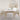 Stylish Table with White Sintered Stone Top and Ash Wood Multi - Layer Board hagst - 558MUTUKISPACE