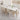 Stylish Table with White Sintered Stone Top and Ash Wood Multi - Layer Board hagst - 558MUTUKISPACE