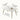 White Sintered Stone Table with Oak Wood Multi - Layer Board for Stylish Home Decor hagst - 559MUTUKISPACE