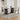 Modern White Sintered Stone and Ash Wood Multi - Layer Board Table hagst - 570MUTUKISPACE