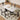 Modern White Sintered Stone & Oak Wood Multi - Layer Dining Table hagst - 576MUTUKISPACE