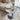 Leather & Steel Coffee Table – Minimalist Side Table for Living Room hakt - 5147MUTUKISPACE