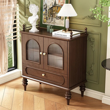 Multi-Layer Glass Sideboard – Modern Storage Cabinet for Contemporary Living Rooms