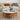 Modern Coffee Table with Sintered Stone Top – Round Solid Wood Centerpiece for Living Room halmh - 5322MUTUKISPACE