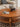 Modern Coffee Table with Sintered Stone Top – Round Solid Wood Centerpiece for Living Room halmh - 5322MUTUKISPACE