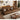 Stylish Sofa in Light Brown Faux Leather with Pine and Oak Wood Details – Comfort and Elegance Combined hatx - 1018MUTUKISPACE