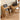 Elegant Brown Oak & Pine TV Cabinet with Glass Doors and Metal Accents hbzwg - 646MUTUKISPACE