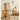 Elegant Oak Wood Desk with Sleek Metal Frame - Natural Finish hbzwg - 649MUTUKISPACE
