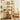 Elegant Oak Wood Desk with Sleek Metal Frame - Natural Finish hbzwg - 649MUTUKISPACE