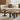 Round Solid Wood Coffee Table Set – Durable and Elegant Living Room Centerpiece hch - 3095MUTUKISPACE