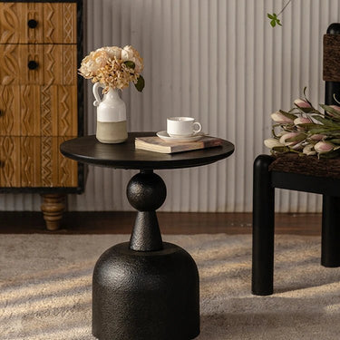 Modern Pine Density Board Tea Table - Stylish Accent for Your Living Room Decor hdst - 4253MUTUKISPACE