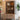 Vintage - Style Cabinet with Glass Doors - Elegant Storage Solution hdst - 4300MUTUKISPACE