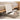 Handcrafted Ash Wood Bed with Elegant Rattan Headboard - Natural Finish hjhms - 1562MUTUKISPACE